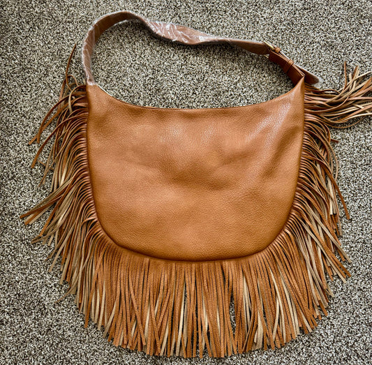 Oversized Fringe Tote Bag