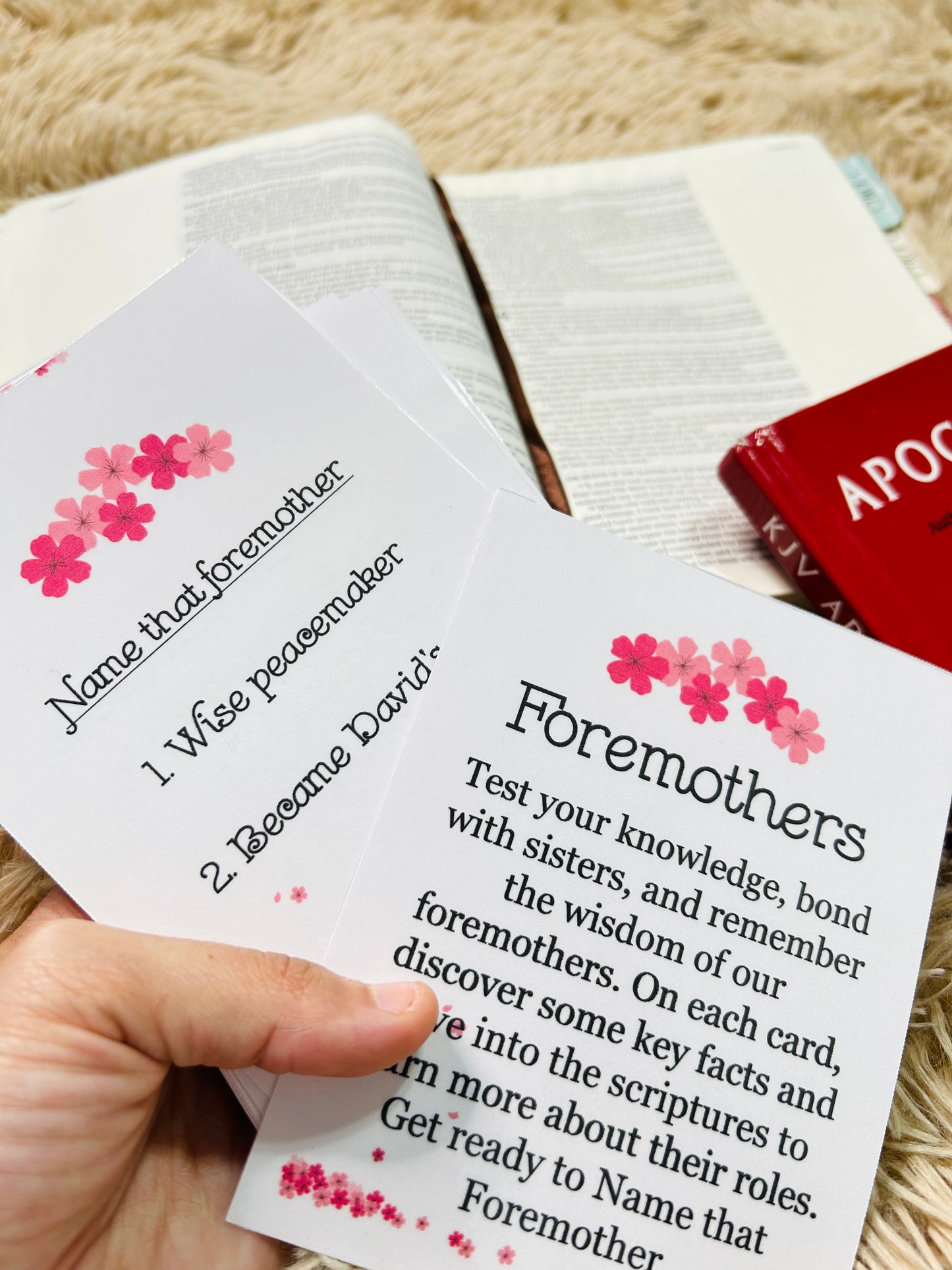 Foremother Flashcards KJV